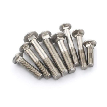 DIN603 Flat head Metric HDG Hot Dipped Galvanized Cartain bolt and NUt