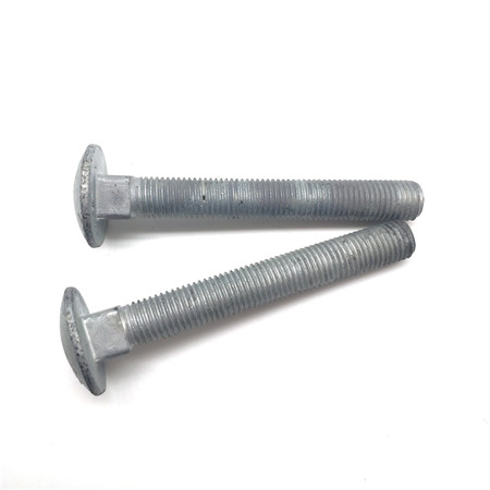 Alloy Steel Carriage Bolt 3/8 X 3 1/2 Inch Zink Plated Flat Top Carriage Bolts