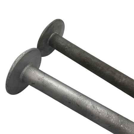 Hot Zink Steel galvaniserat stål markskruv ankare